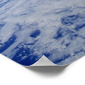 Ansicht der Raumstation Mir von Shuttle Atlantis Poster (Ecke)