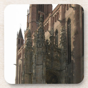 Ansicht der rechten Seite mit dem canopied Portal Untersetzer