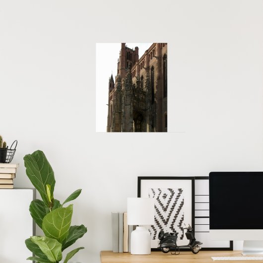 Ansicht der rechten Seite mit der überdachten Vera Poster (Heimbüro)