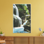 Ansicht der Regenbogenfälle 2 Leinwanddruck (Insitu (Wohnzimmer))