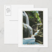 Ansicht der Regenbogenfälle 2 Postkarte (Vorne/Hinten)