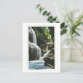 Ansicht der Regenbogenfälle 2 Postkarte (Stehend Vorderseite)