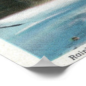 Ansicht der Regenbogenfälle Poster (Ecke)