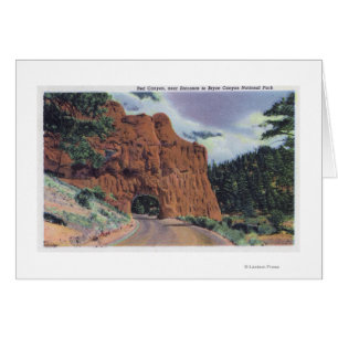 Ansicht der roten Schlucht, nahe Park-Eingang