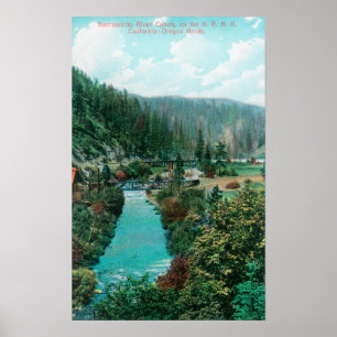 Ansicht der Sacramento River Schlucht auf SP Poster