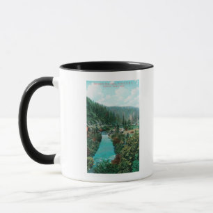Ansicht der Sacramento River Schlucht auf SP Tasse