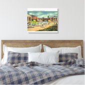 Ansicht der Saratoga-Wellness-Center-Wiederherstel Leinwanddruck (Insitu (Schlafzimmer))