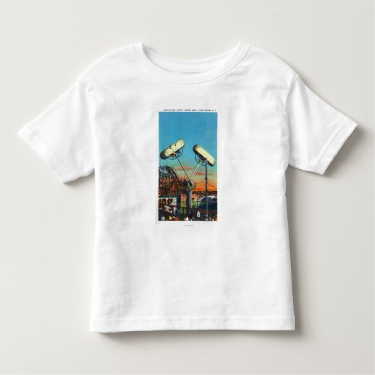 Ansicht der Schleife-O-Flugzeug Fahrt # 1 Kleinkind T-shirt (Vorderseite)