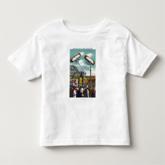 Ansicht der Schleife-O-Flugzeug Fahrt # 2 Kleinkind T-shirt (Vorderseite)