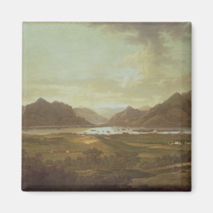 Ansicht der Seen und der Berge von Killarney, Irel Magnet