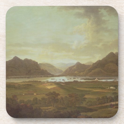 Ansicht der Seen und der Berge von Killarney, Irel Untersetzer (Vorderseite)