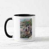 Ansicht der Sherman-Rose TreeMonterey, CA Tasse (Links)