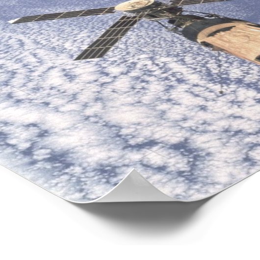 Ansicht der Skylab-Raumstation Poster (Ecke)