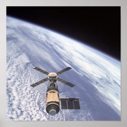 Ansicht der Skylab-Raumstation Poster (Vorne)