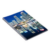 Ansicht der Skyline mit Reflexion im Wasser, Miami Notizblock (Rechte Seite)