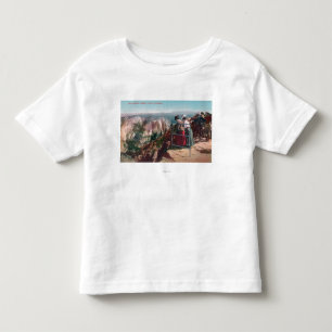 Ansicht der Spalte und des Yosemite-Tales Kleinkind T-shirt