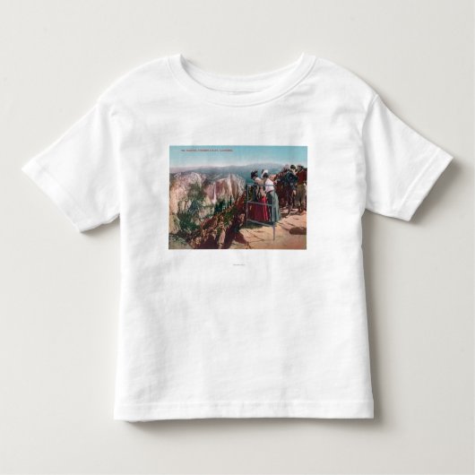 Ansicht der Spalte und des Yosemite-Tales Kleinkind T-shirt (Vorderseite)