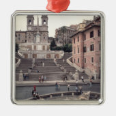 Ansicht der Spanisch Schritte oder des Scalinata Silbernes Ornament (Vorne)