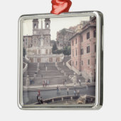 Ansicht der Spanisch Schritte oder des Scalinata Silbernes Ornament (Links)