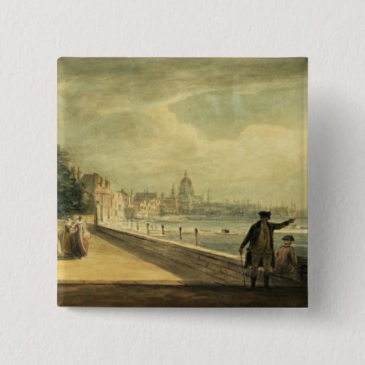 Ansicht der Stadt Button (Vorderseite)