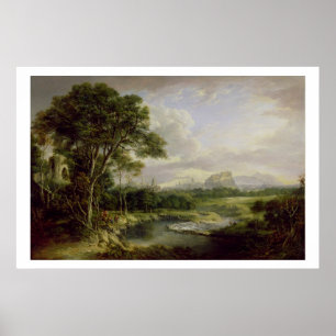 Ansicht der Stadt von Edinburgh, c.1822 (Öl auf Poster