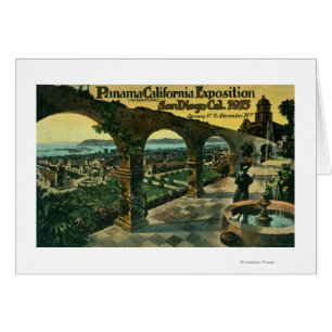 Ansicht der Stadt von einem Auftrag, Panama-CA