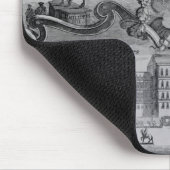 Ansicht der Stadt von Madrid Mousepad (Ecke)