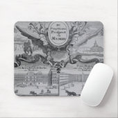 Ansicht der Stadt von Madrid Mousepad (Mit Mouse)