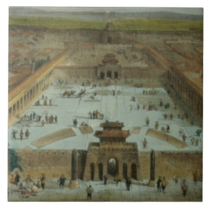 Ansicht der Stadt von Peking genommen vom Süden (e Fliese