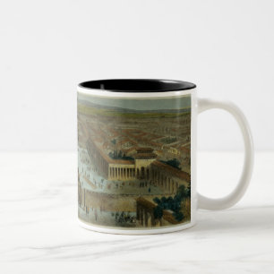 Ansicht der Stadt von Peking genommen vom Süden (e Zweifarbige Tasse