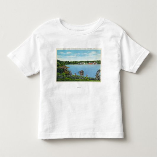 Ansicht der Stadt von Westsee-Straße Kleinkind T-shirt (Vorderseite)