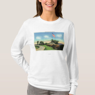 Ansicht der Südbatterie-und Flaggen-Bastion T-Shirt