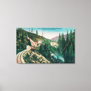 Ansicht der südlichen pazifischen leinwanddruck