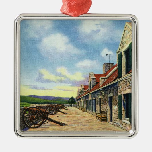 Ansicht der Südplattform Ornament Aus Metall (Vorne)