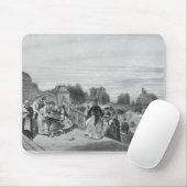 Ansicht der Terrasse, Central Park, 1872 Mousepad (Mit Mouse)