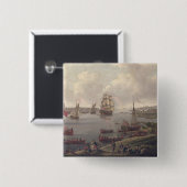 Ansicht der Themse, 1761 Button (Vorne & Hinten)