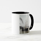 Ansicht der Themses mit RRS Entdeckung Tasse (VorderseiteRechts)