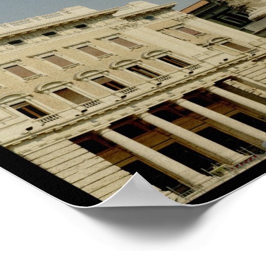 Ansicht der Trajanischen Spalte, 113 AD Poster (Ecke)