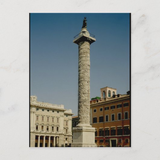 Ansicht der Trajanischen Spalte, 113 AD Postkarte (Vorderseite)