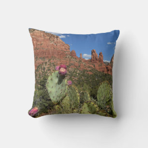 Ansicht der Twin Buttes   Sedona, Arizona Kissen
