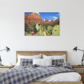 Ansicht der Twin Buttes | Sedona, Arizona Leinwanddruck (Insitu (Schlafzimmer))