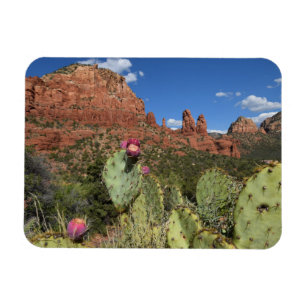Ansicht der Twin Buttes Sedona, Arizona Magnet