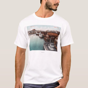 Ansicht der Ufergegend T-Shirt