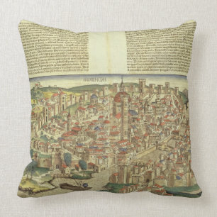 Ansicht der ummauerten Stadt von Florenz, vom Nure Kissen