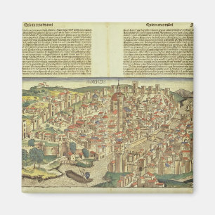 Ansicht der ummauerten Stadt von Florenz, vom Nure Magnet