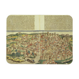 Ansicht der ummauerten Stadt von Florenz, vom Nure Magnet