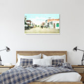 Ansicht der Universität AvenuePalo Alto, CA Leinwanddruck (Insitu (Schlafzimmer))