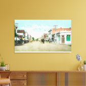 Ansicht der Universität AvenuePalo Alto, CA Leinwanddruck (Insitu (Wohnzimmer))