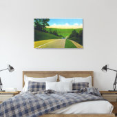 Ansicht der US-Route 20 Leinwanddruck (Insitu (Schlafzimmer))