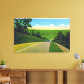 Ansicht der US-Route 20 Leinwanddruck (Insitu (Wohnzimmer))